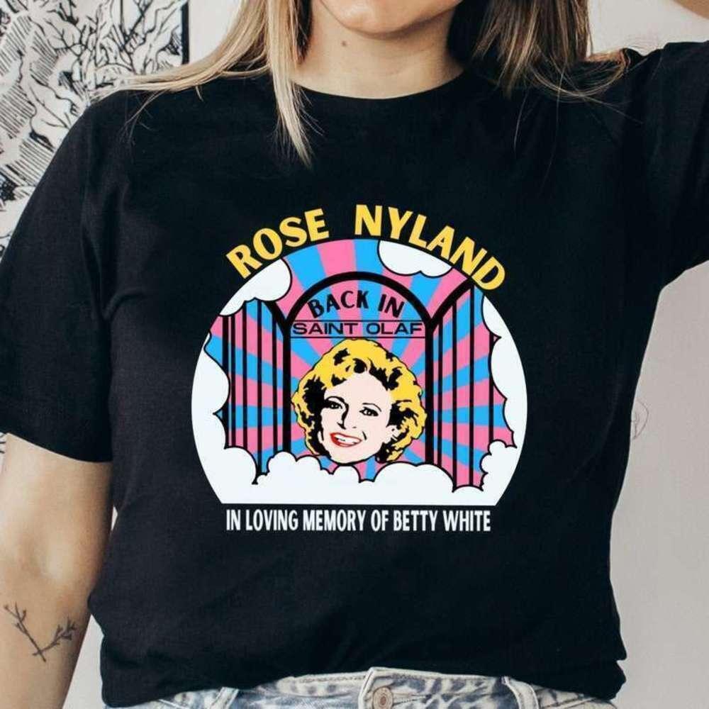 Betty White Rose Nyland Golden Girls Fan Graphic TShirt